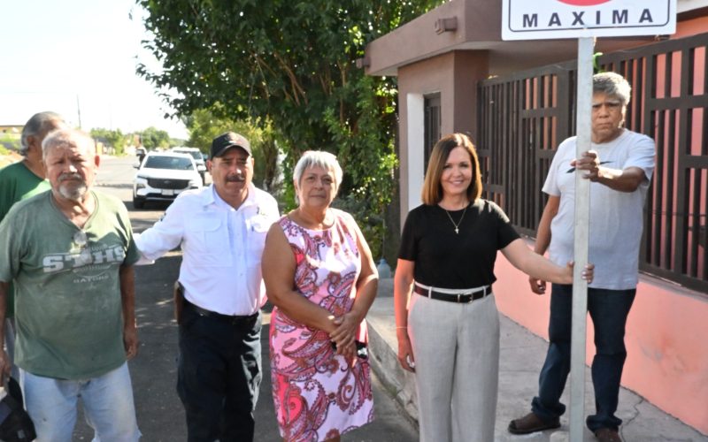 Refuerza Frontera seguridad vial con nueva señalética