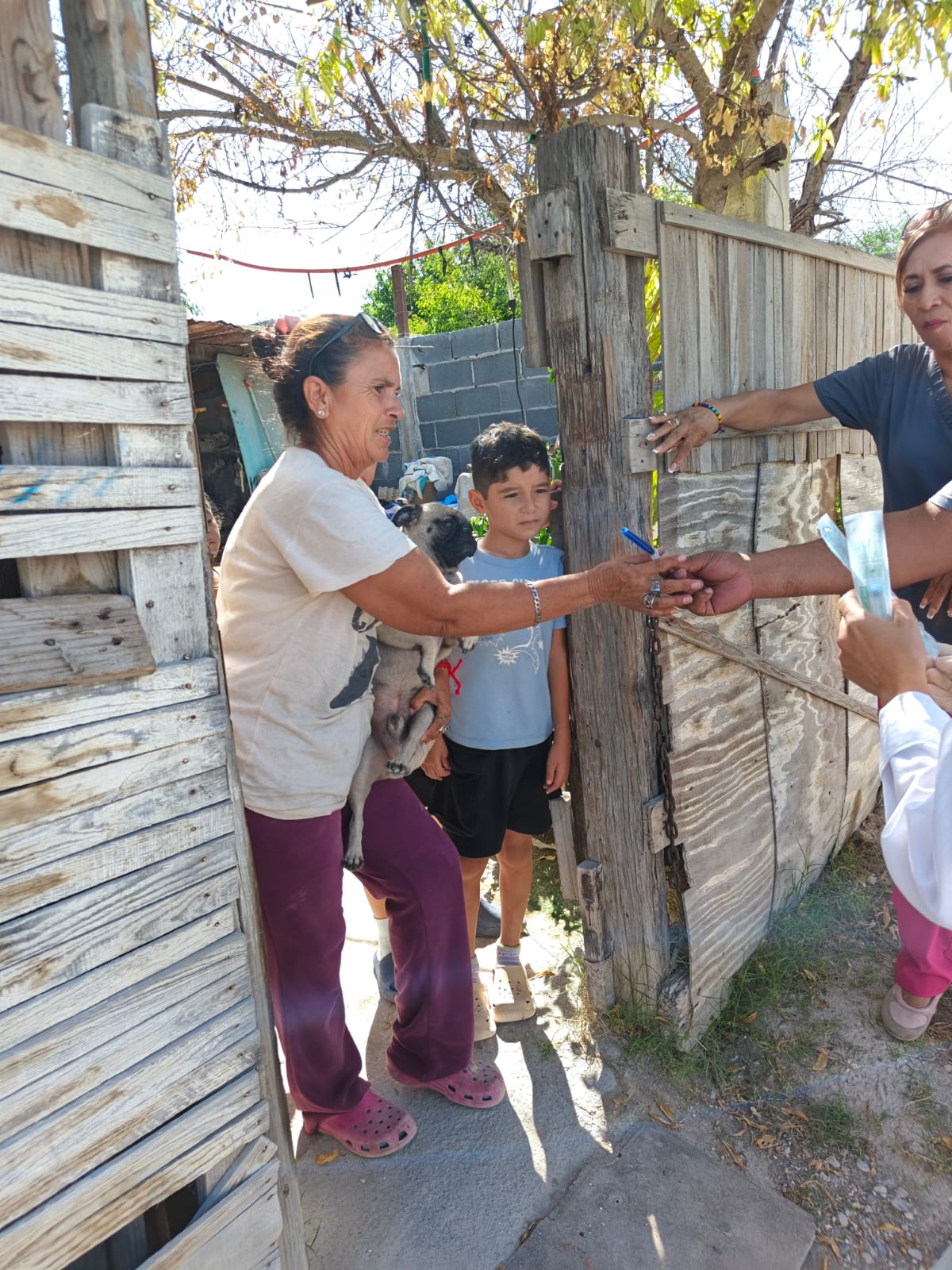 Frenan riesgo de garrapatas con operativo en Frontera