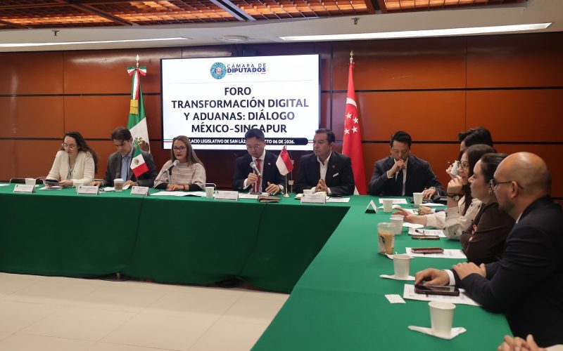 Grupo de Amistad realiza foro “Transformación Digital y Aduanas: Diálogo México-Singapur”