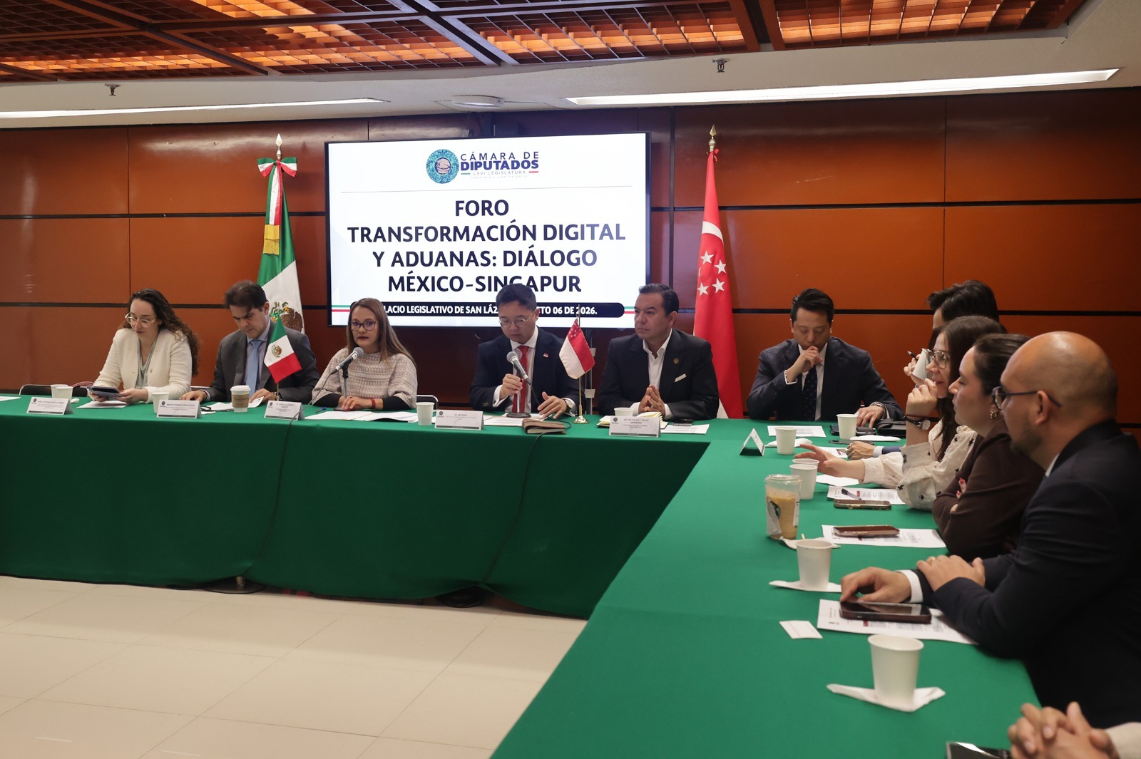 Grupo de Amistad realiza foro “Transformación Digital y Aduanas: Diálogo México-Singapur”