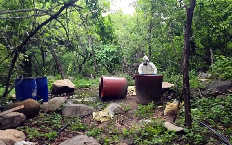 Inhabilita Marina tres narcolaboratorios en Sinaloa