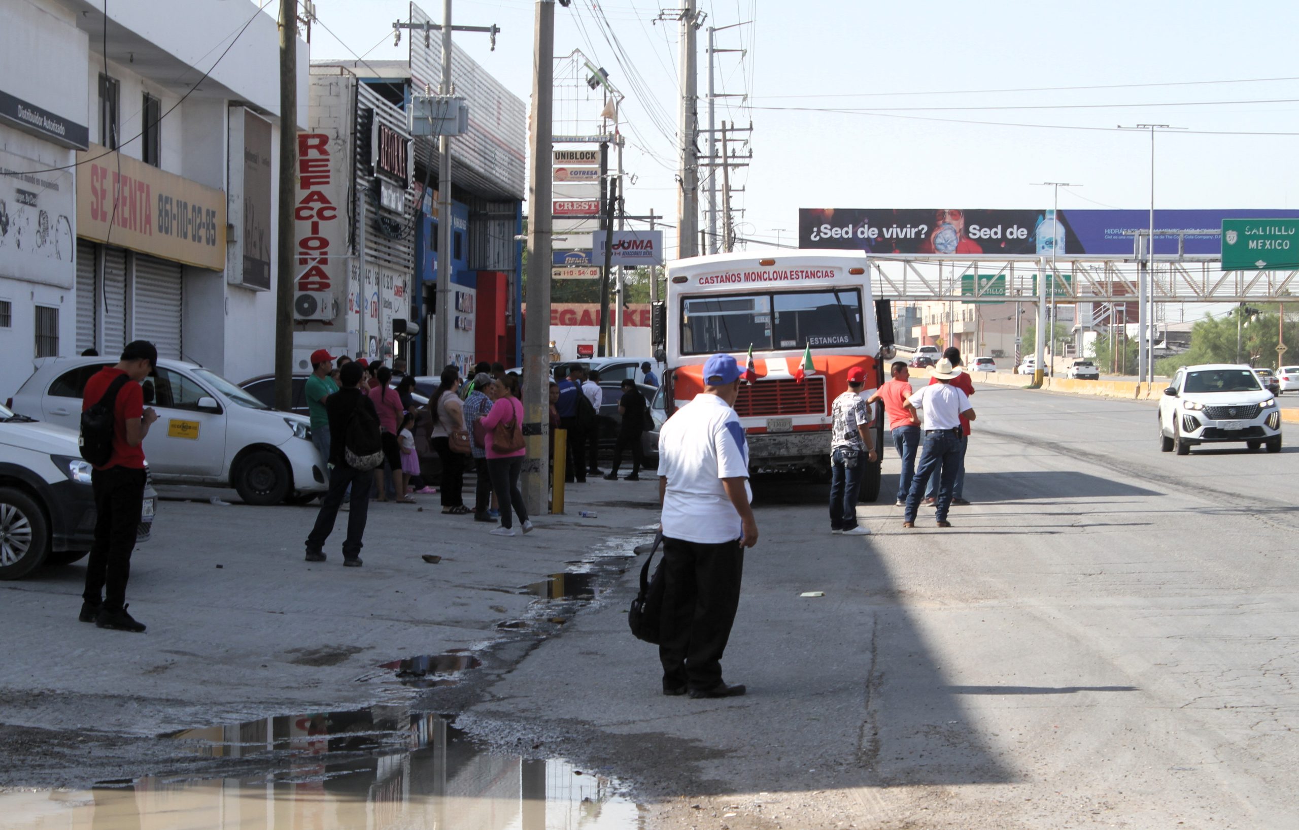 Falla camión de ruta Castaños-Monclova