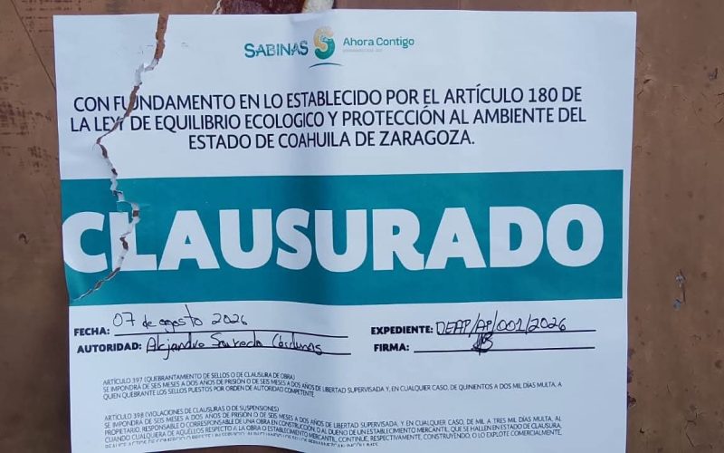 Actuarán por violación de los sellos oficiales
