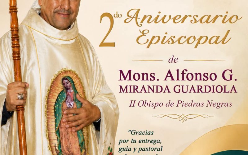 Conmemora Diócesis aniversario de Obispo