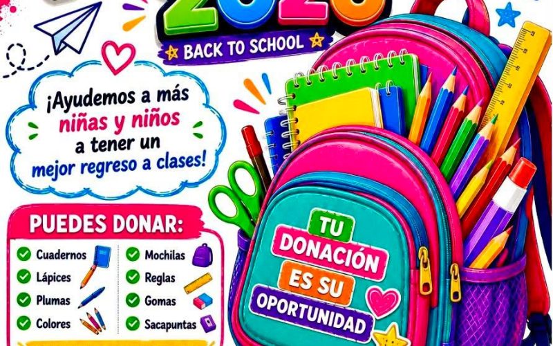 Invita Yesica Sifuentes a participar en el Mochilón 2026