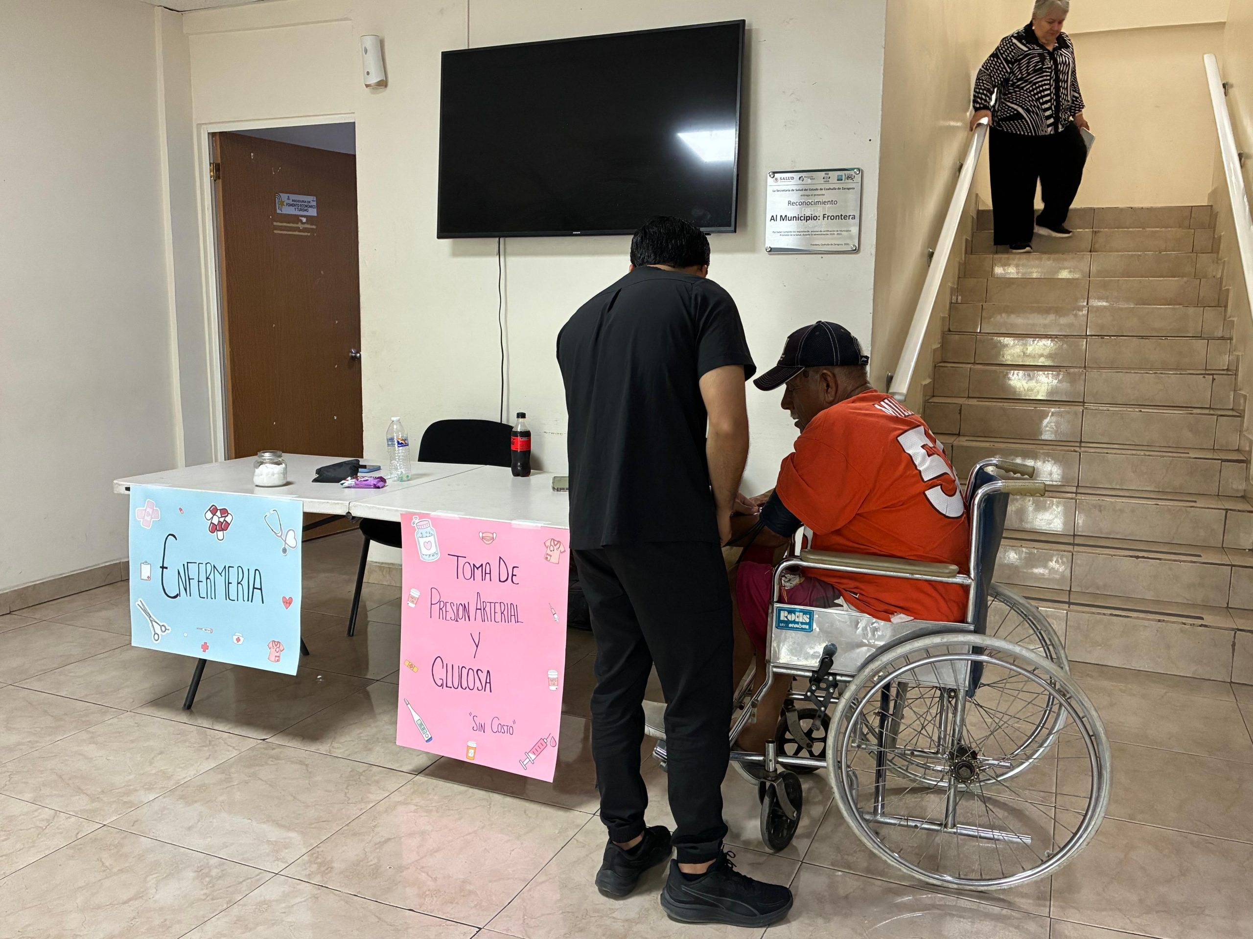 Frontera instala módulosde atención médica gratuita