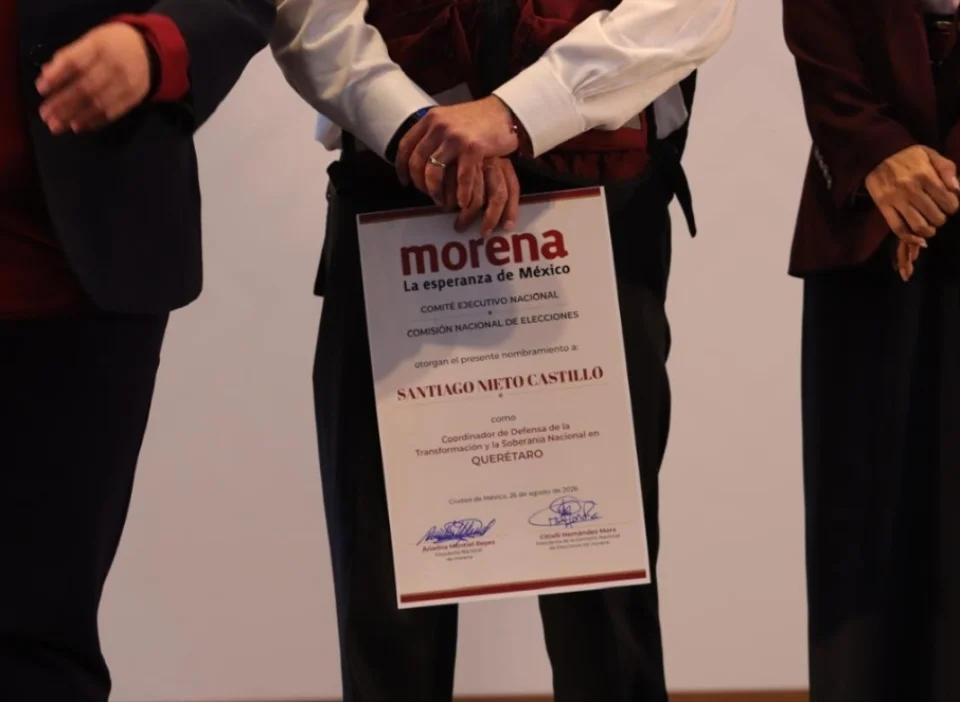 Anuncian en Morena a Santiago Nieto e Imelda Castro, por Querétaro y Sinaloa