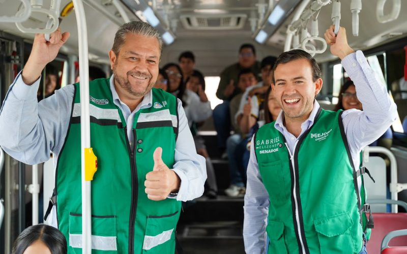 Supervisan Tomás y Gabriel la Ruta Estudiantil Gratuita