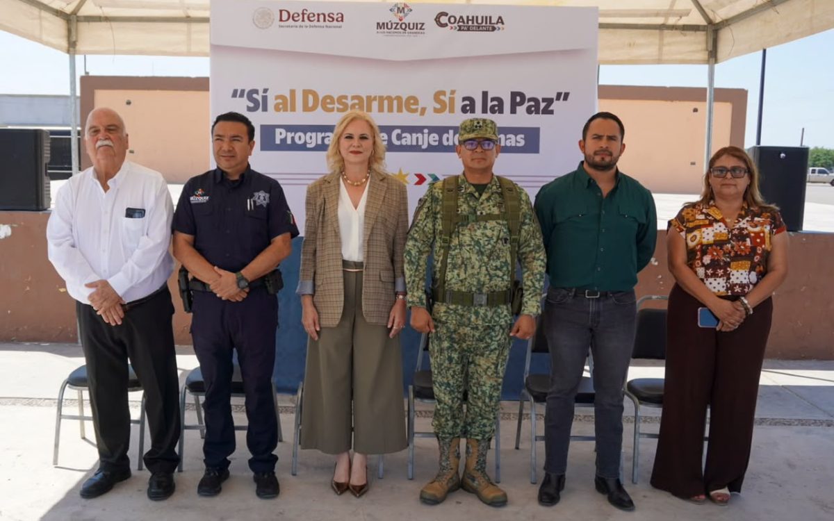 Inician la campaña de canje de armas