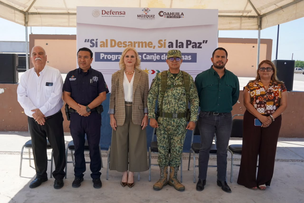 Inician la campaña de canje de armas