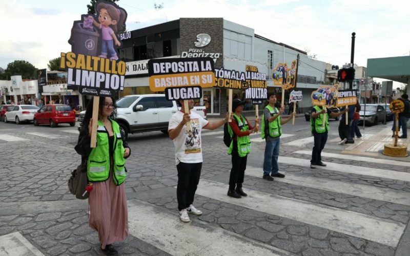 Impulsan un Saltillo limpio con la campaña «Tómala Cochino»