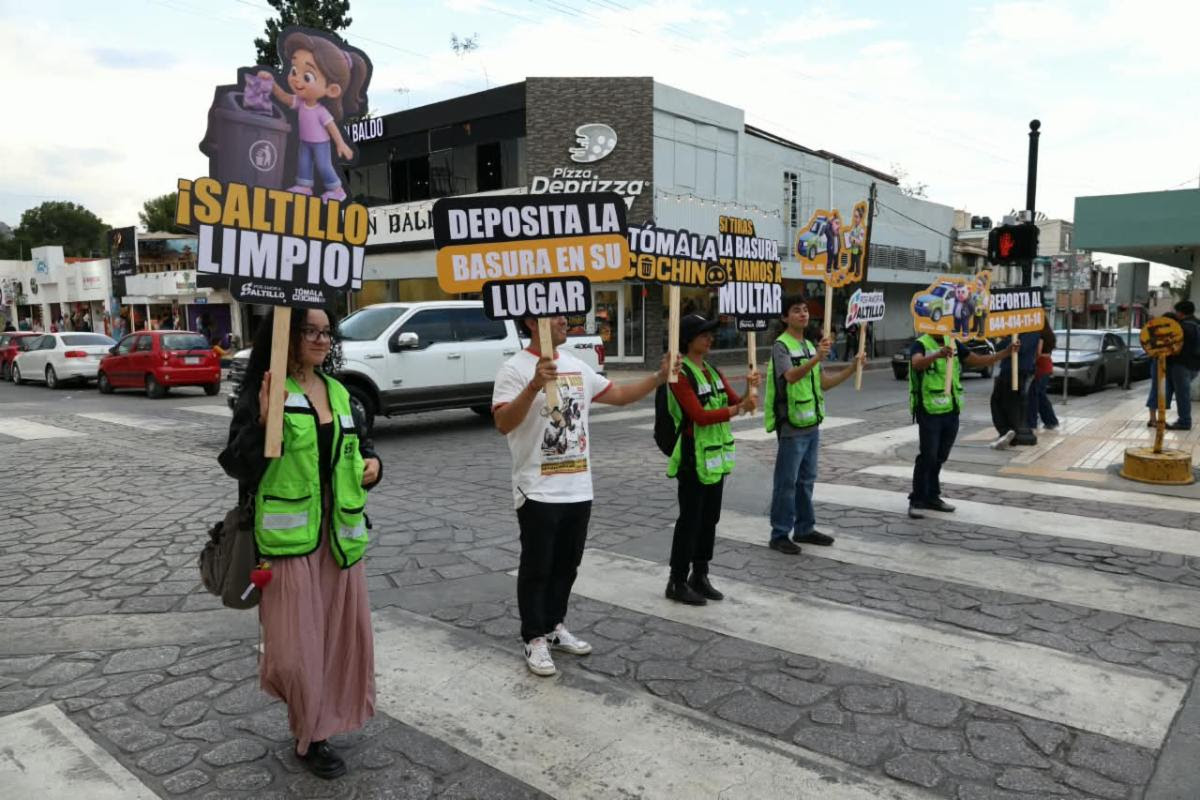Impulsan un Saltillo limpio con la campaña «Tómala Cochino»