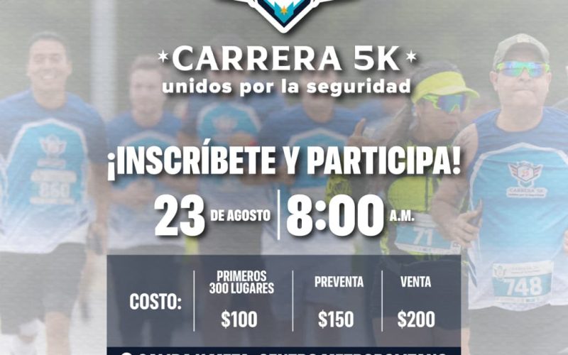 Falta poco para la carrera 5K Unidos por la Seguridad