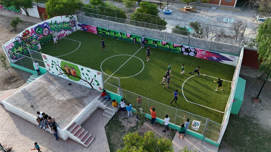 Llevan más deporte a las plazas renovadas por “Activa tu Parque”