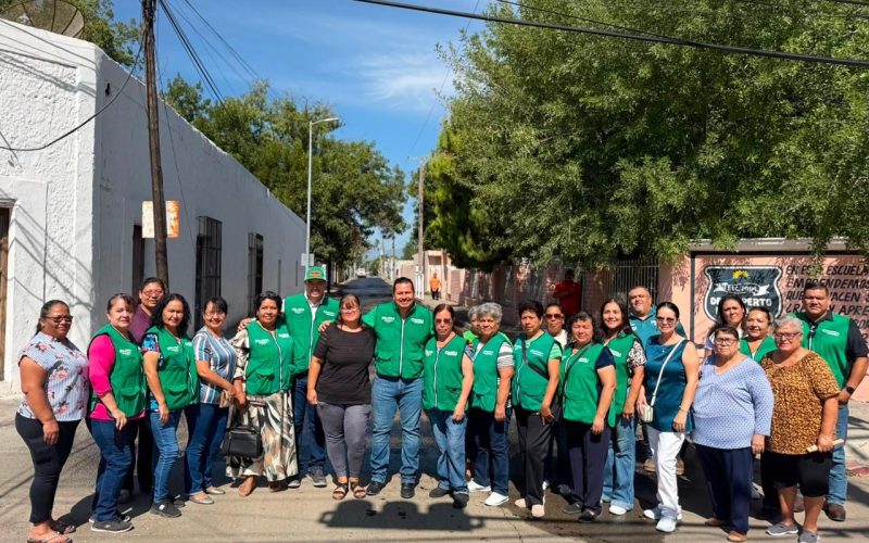 Supervisan rehabilitación de calles de la zona Centro