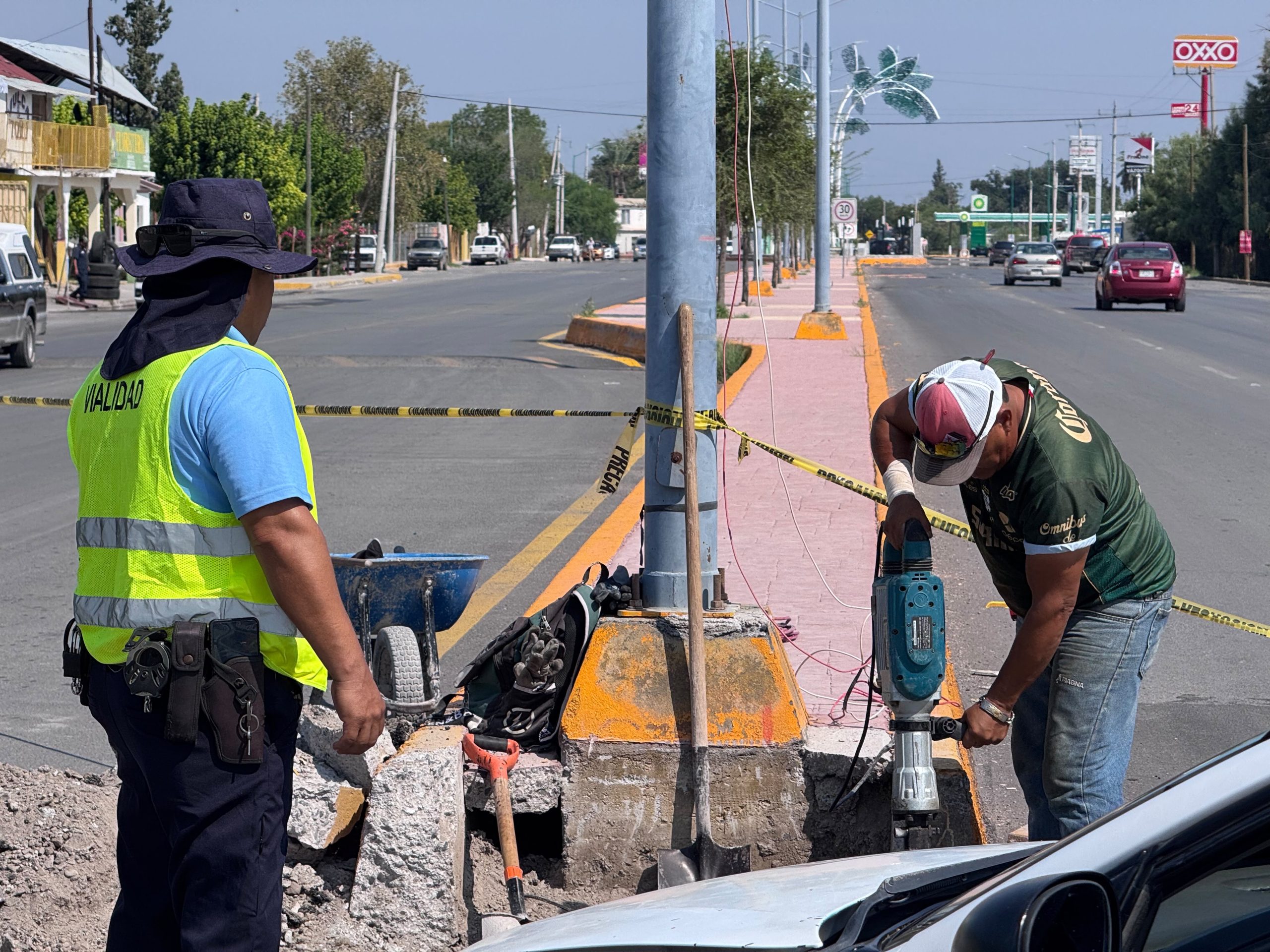 Inician instalación de semáforosen cruce de San Buenaventura