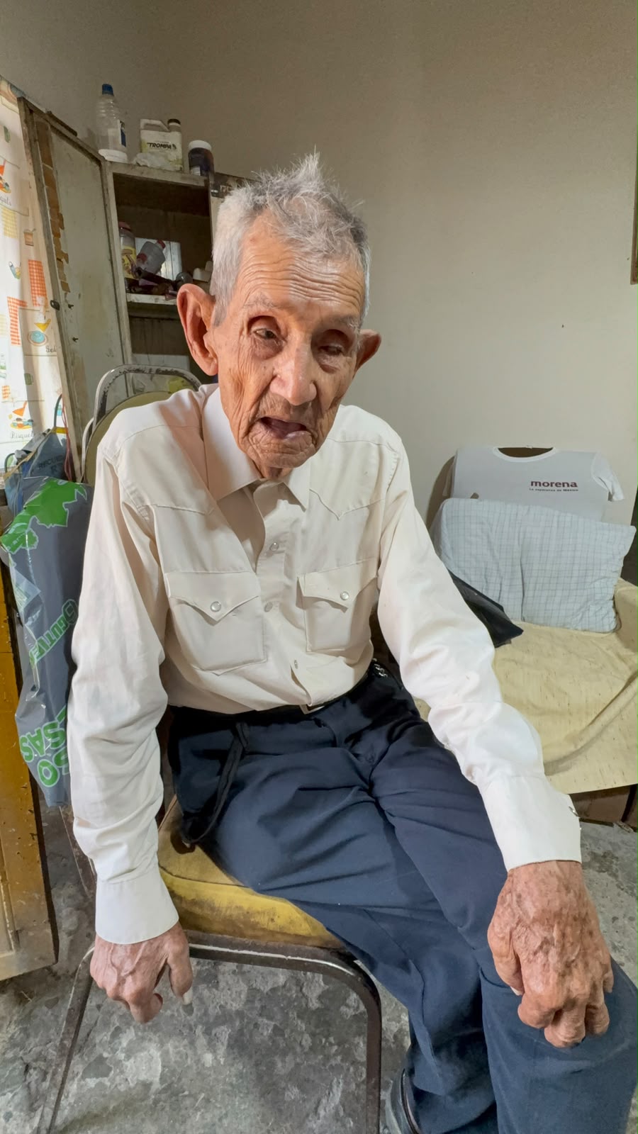 Cumple “El Tío” 103 años; su secreto: mantenerse activo