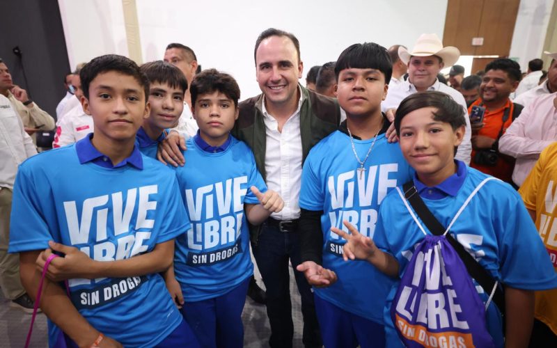 A UN AÑO DEL PROGRAMA VIVE LIBRE SIN DROGAS, COAHUILA FORTALECE LA PREVENCIÓN, ATENCIÓN Y REINSERCIÓN