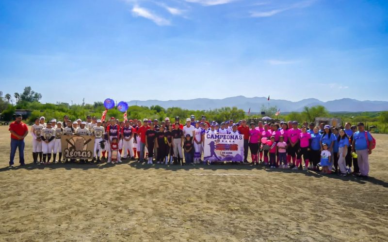 Inauguran Liga de Softbol Femenil “Laura Patricia Jiménez” en Villa de Las Esperanzas