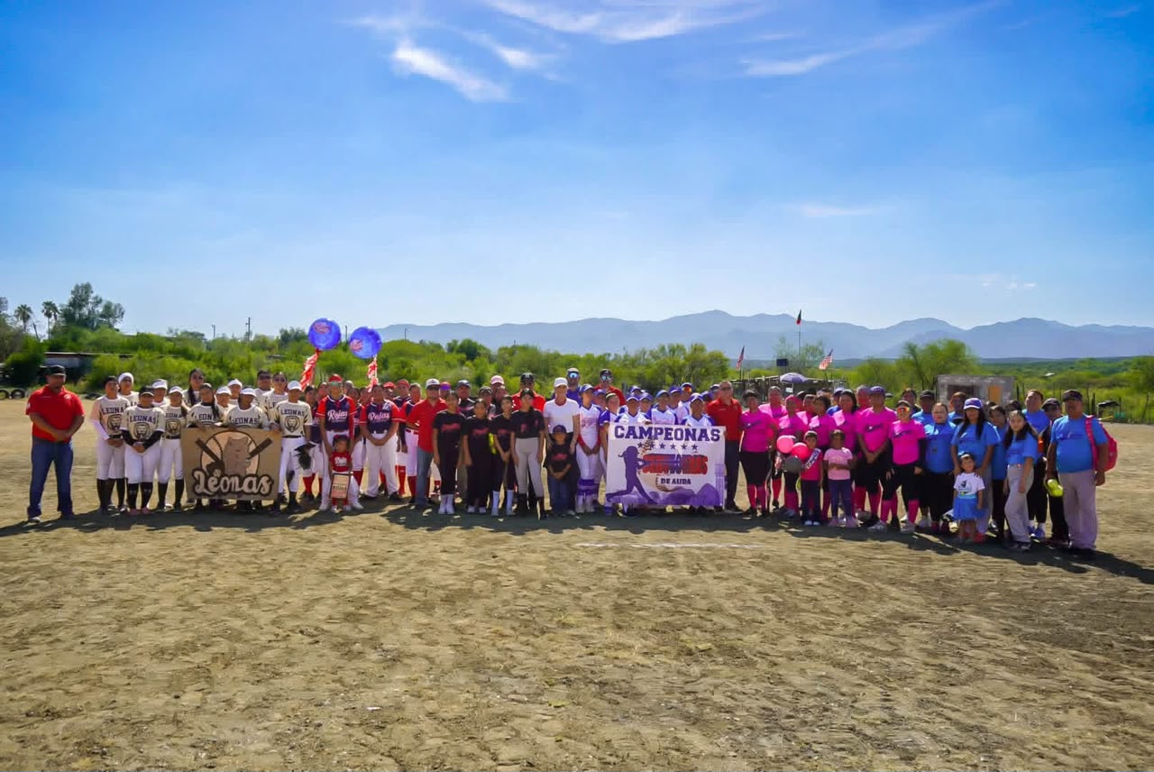 Inauguran Liga de Softbol Femenil “Laura Patricia Jiménez” en Villa de Las Esperanzas