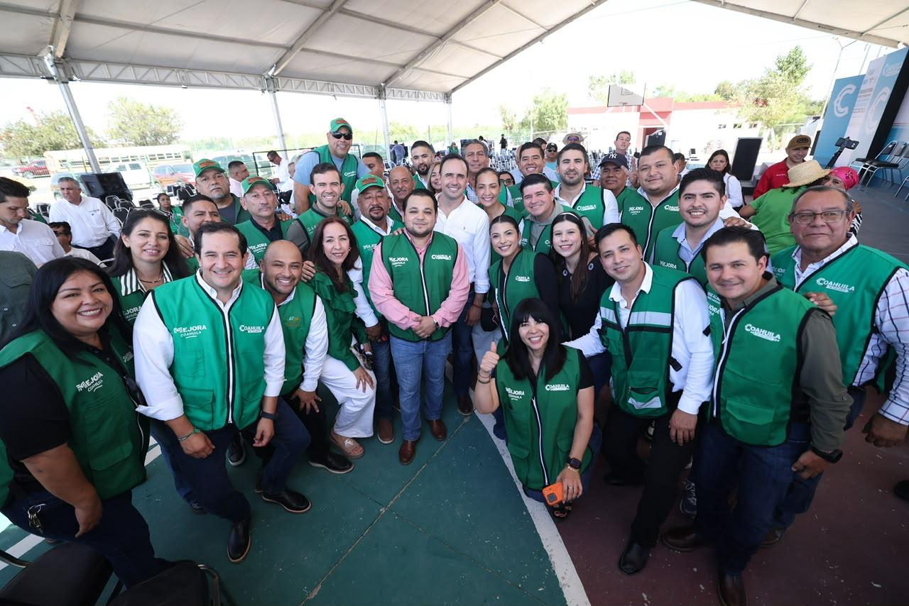 LLEGA MANOLO A PIEDRAS NEGRAS CON 155 MDP PARA DRENAJE Y TRATAMIENTO DE AGUA
