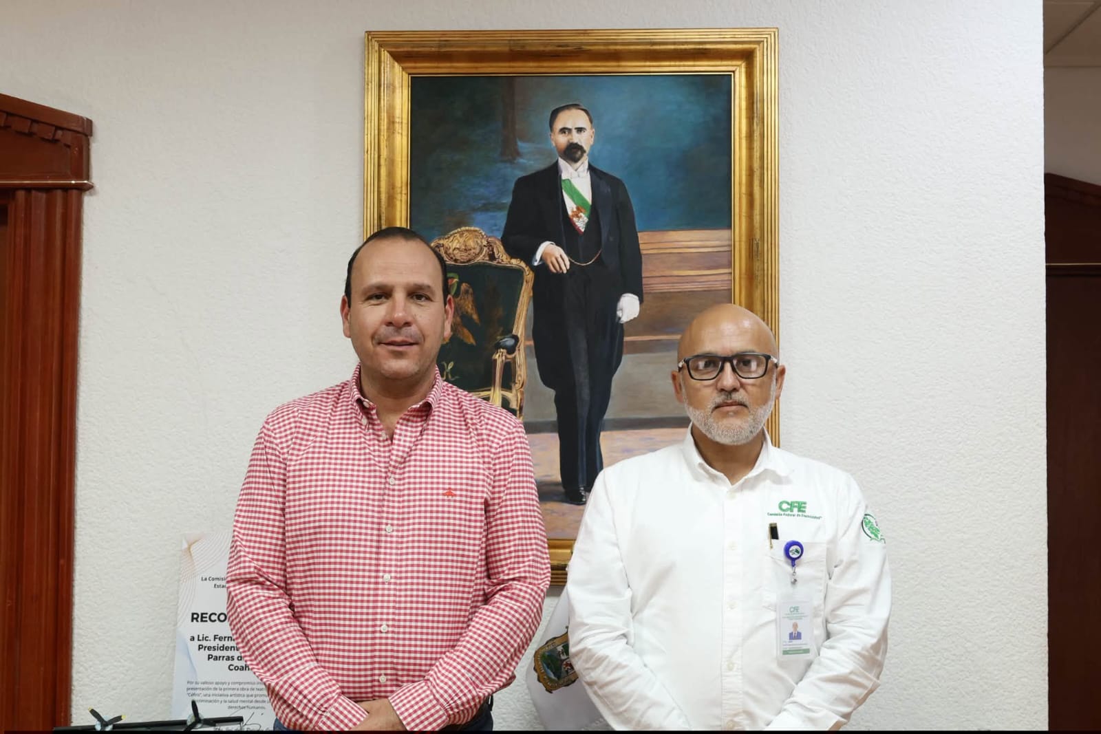Se reúne Alcalde con el Superintendente de CFE  