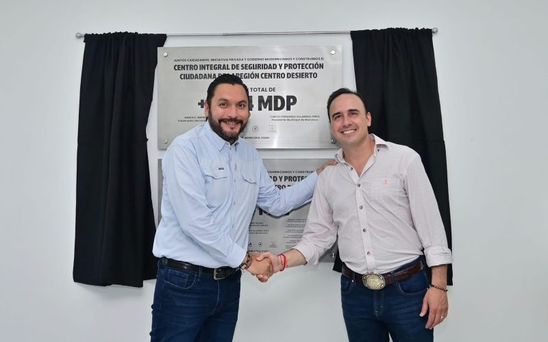 Realizan Coahuila y Monclova inversión histórica en seguridad
