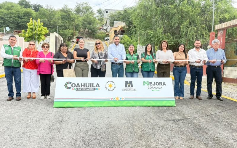 Invierte Monclova 2.8 mdp en pavimentación de calles