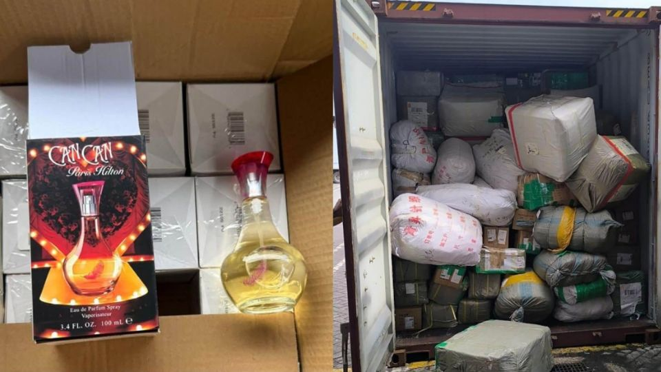 Aseguran más de 4 mil perfumes, mochilas, bolsas y productos falsos en puerto de Michoacán