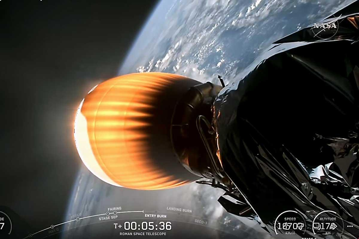 NASA lanza el Roman, el telescopio que busca descifrar los secretos del universo