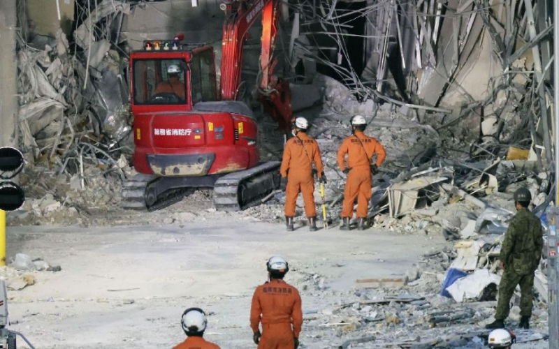 Concluyen operaciones de búsqueda y rescate tras sismo en Japón que provocó 34 muert*s