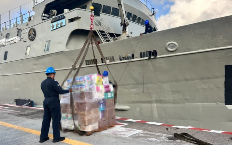 México amplía apoyo a Venezuela: Envía en dos buques más de 718 toneladas de ayuda humanitaria