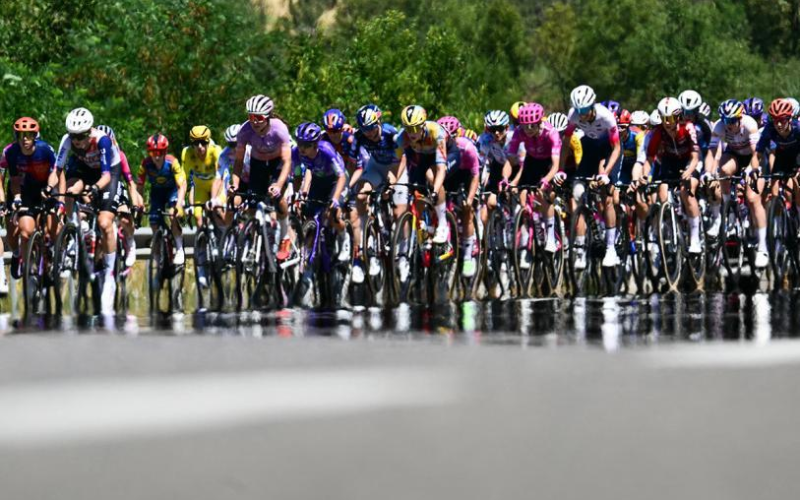 Romina Hinojosa con su segundo mejor resultado en el Tour de Francia Femenino