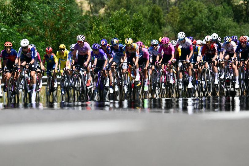 Romina Hinojosa con su segundo mejor resultado en el Tour de Francia Femenino