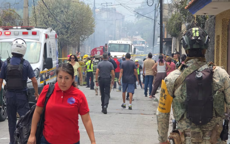 Explota pipa de gas en Cuernavaca; hay seis lesionados, entre ellos tres men0res