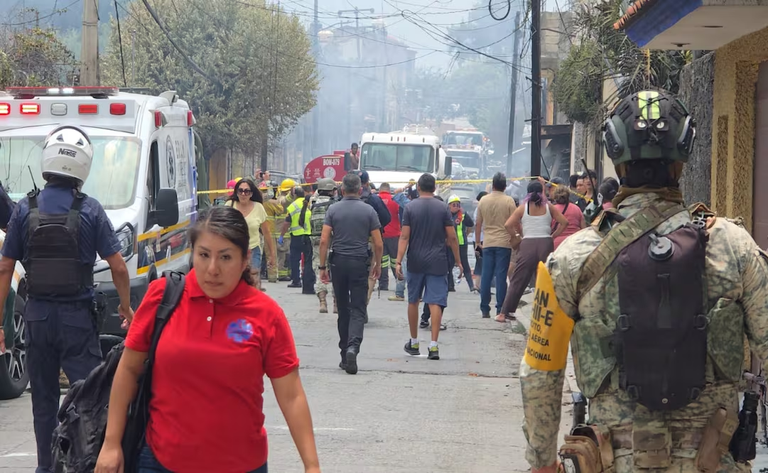Explota pipa de gas en Cuernavaca; hay seis lesionados, entre ellos tres men0res