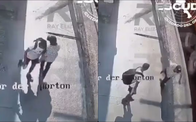 Adulto mayor muer* atropell4do por tráiler en Monterrey, Nuevo León; fue empujado por un joven