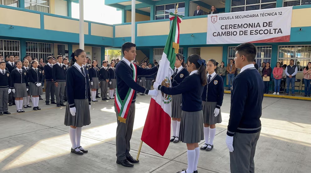 SEP acaba con la tradición de las escoltas escolares que inició con Porfirio Díaz hace más de 100 años