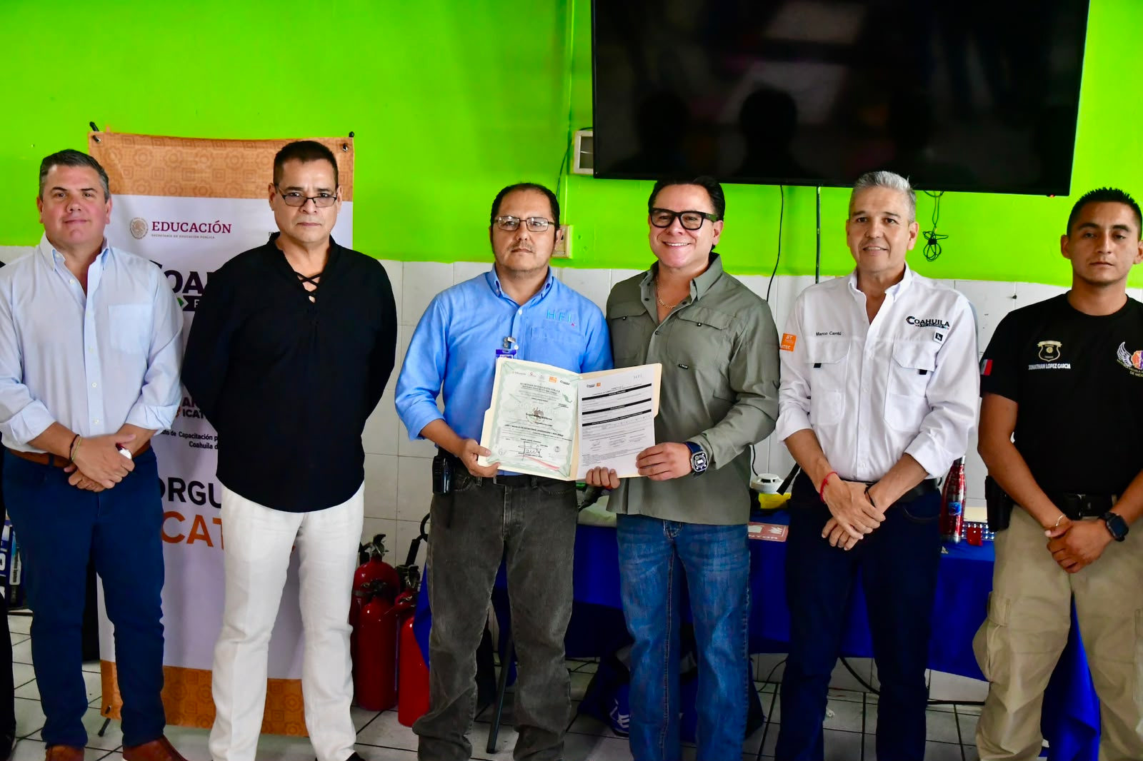 GOBIERNO DE COAHUILA E ICATEC FORTALECEN LA PREVENCIÓN Y SEGURIDAD LABORAL EN EMPRESAS DE FRONTERA