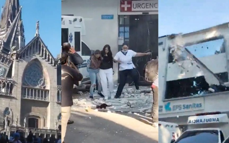Tragedia en Colombia: confirman al menos 20 muert*s por el terremoto y hay personas atrapadas en edificios colapsados