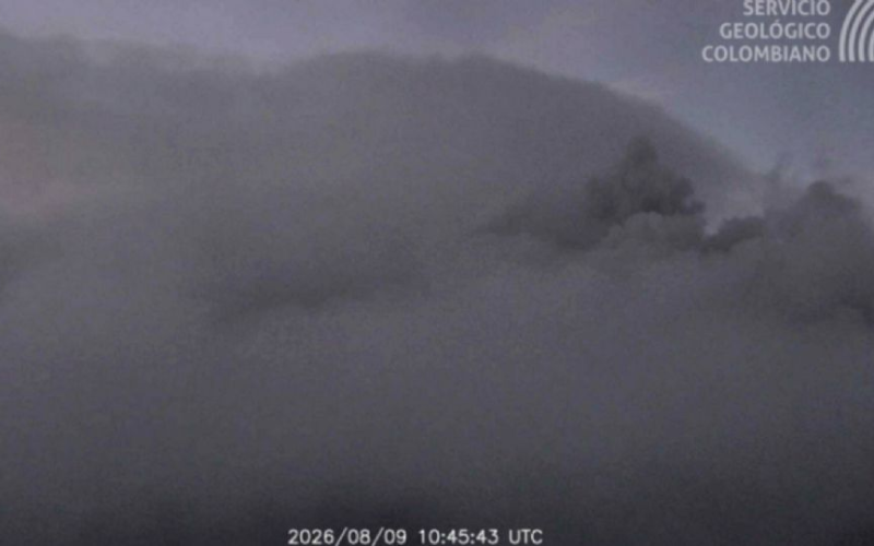 Temblor en Colombia: el volcán Puracé registra emisión de ceniza y gases, por lo que cierran temporalmente un aeropuerto