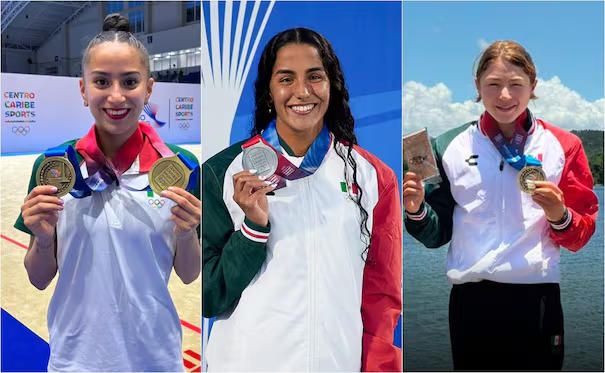 Los 5 atletas mexicanos con más medallas en los Juegos Centroamericanos 2026
