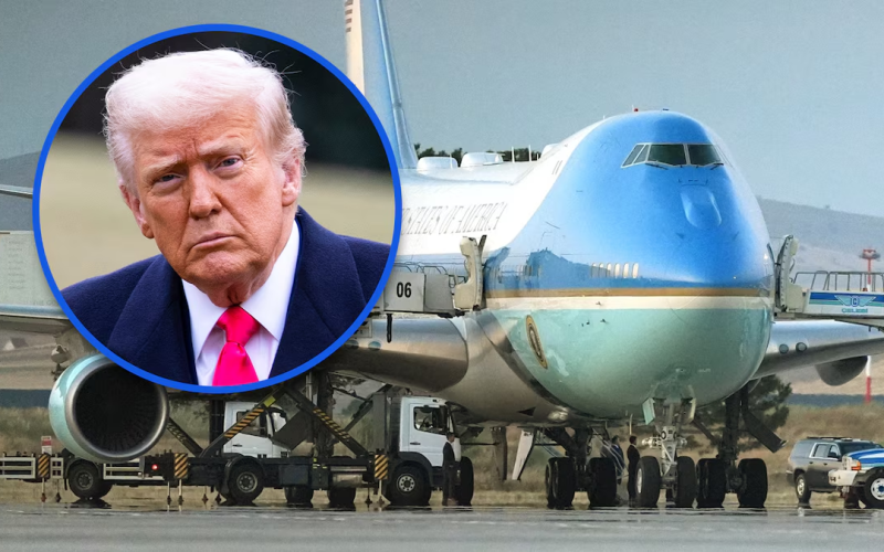 Trump se ‘escondió’ en avión militar para salir de Turquía por amenaza de Irán