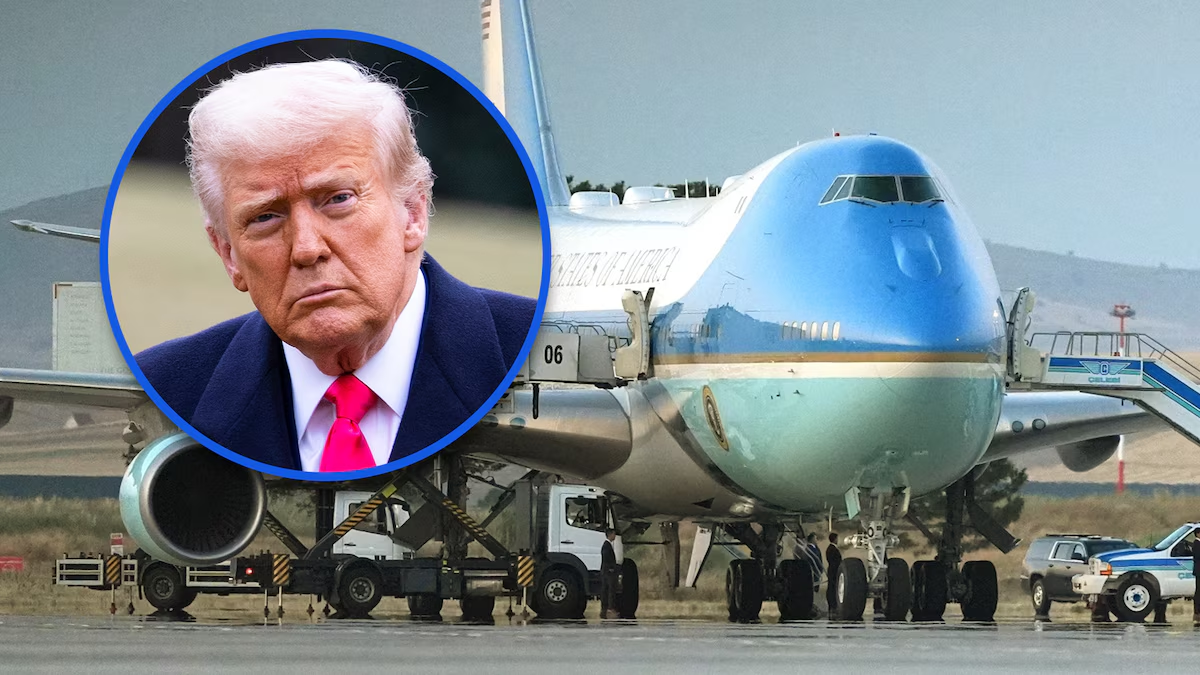 Trump se ‘escondió’ en avión militar para salir de Turquía por amenaza de Irán