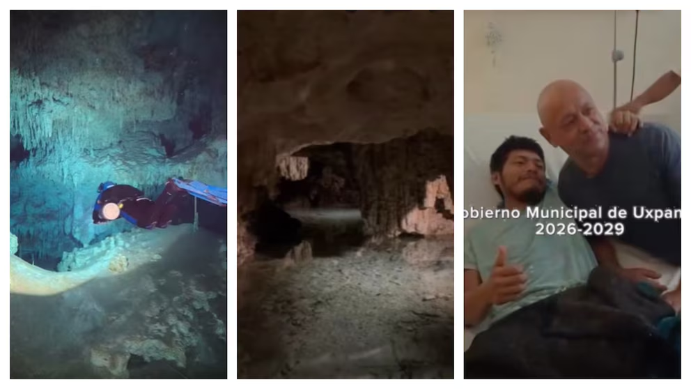 Iban a rescatar su cuerpo y lo localizan con vida tras 15 días desaparecido: los relatos y videos del milagro en un cenote en Veracruz