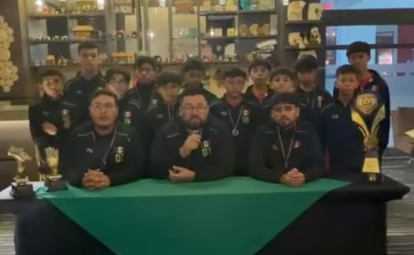 Equipo infantil de futbol sala llega a México tras sismo en Colombia; se tuvo que buscar apoyo por todos los medios, dice