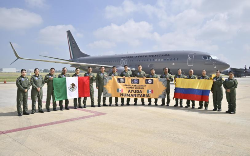 México envía Ayuda Humanitaria a Colombia tras afectaciones por sismo