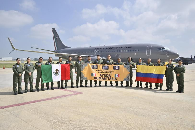 México envía Ayuda Humanitaria a Colombia tras afectaciones por sismo