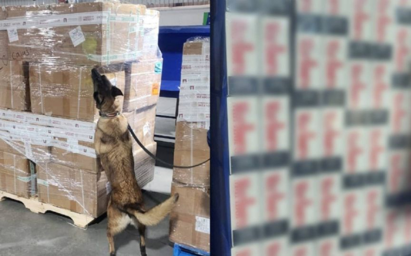 Incautan más de 2 millones de cigarros de procedencia ilícita en el AICM en cargamento trasladado desde Bangkok
