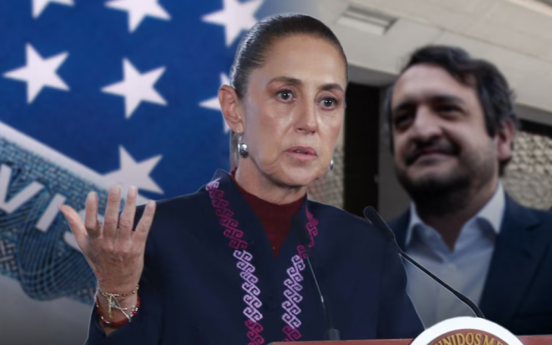 Cancelación de visa a ‘Andy’ López Beltrán tiene ‘sentido político’, reclama Sheinbaum: ‘No es parejo’